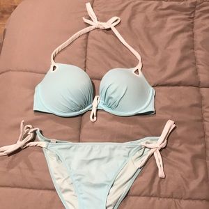 Victoria’s Secret baby blue bathing suite